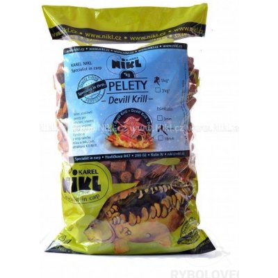 Karel Nikl Devil Krill pelety 1 kg 3 mm – Zboží Dáma