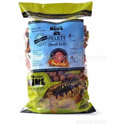 Karel Nikl Devil Krill pelety 1kg 3mm – Zboží Mobilmania