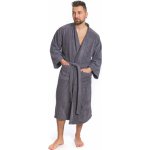 Interkontakt pánský župan model KIMONO 02 Dark Grey županu – Zboží Dáma