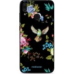 Pouzdro Mobiwear Glossy Huawei Y7 2019 - G041G - Ptáček a květy