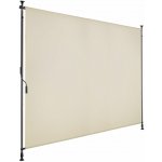 tectake Markýza Taija s ruční klikou - 200 x 310 cm, béžová – Zboží Mobilmania