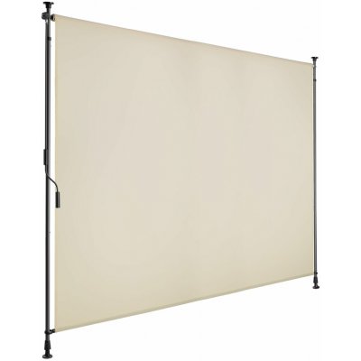 tectake Markýza Taija s ruční klikou - 200 x 310 cm, béžová – Zboží Mobilmania