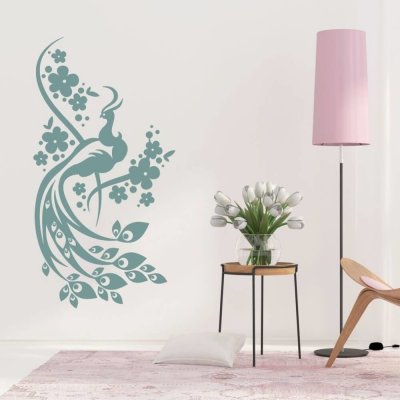 NSPIO Šablona na malování - Paví ornament rozmery 120x90 cm – Zboží Dáma