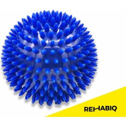Rehabiq Masážní míček ježek modrý 10 cm