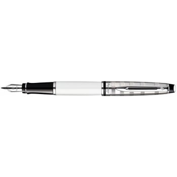 Parker 1507/1952380 Waterman Expert Deluxe White CT plnící pero hrot F