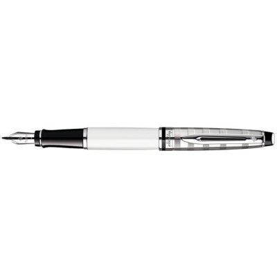 Parker 1507/1952380 Waterman Expert Deluxe White CT plnící pero hrot F – Sleviste.cz