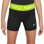Nike Girls Pro 3in Shorts black/volt/white – Sleviste.cz