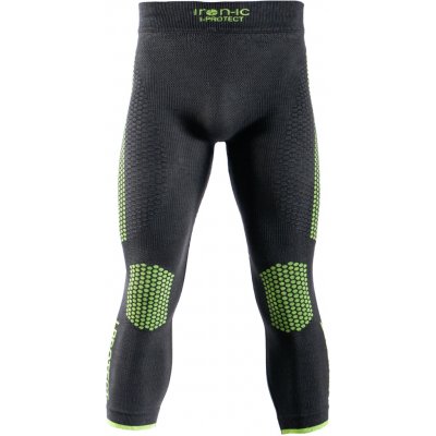 Iron-Ic I-Protect thermal Leggings Black/Green – Zboží Dáma