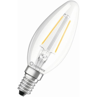 Osram Ledvance LED CLASSIC B 25 P 2.5W 827 FIL CL E14 – Zboží Mobilmania