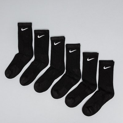 Nike U NK Eweryday Cush Crew 6 Pack černé – Zboží Mobilmania
