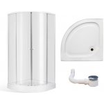 Roth Aviles Sprchový kout s vaničkou 800x800mm, 4000660 – Zboží Mobilmania