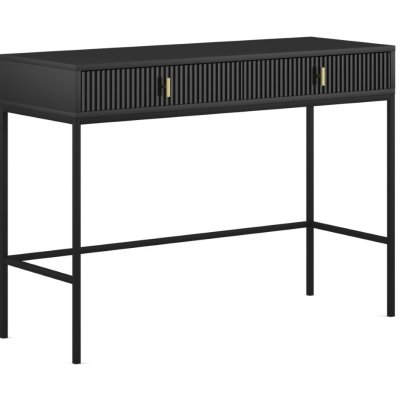 Vivaldi toaletní stolek Maggiore 104 cm černý zlatý – Zboží Mobilmania