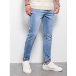 Ombre Clothing pánské džínové kalhoty Elird světle modrá – Zboží Mobilmania