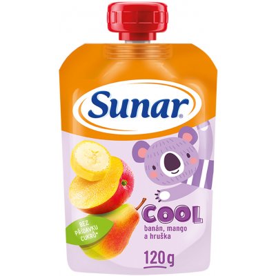 Sunar Cool kapsička hruška banán mango 12m+ 120 g – Hledejceny.cz