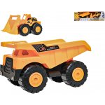 Mikro trading Auta stavební Bagr nakladač a stavební sklápěčka volný chod – Sleviste.cz