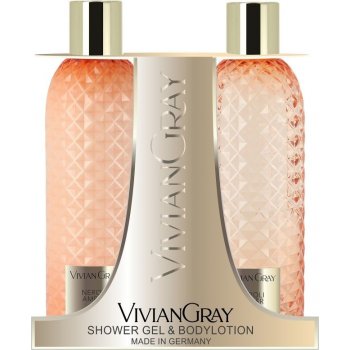Vivian Gray Neroli Amber jemný sprchový gel 300 ml + hydratační tělový krém 300 ml dárková sada