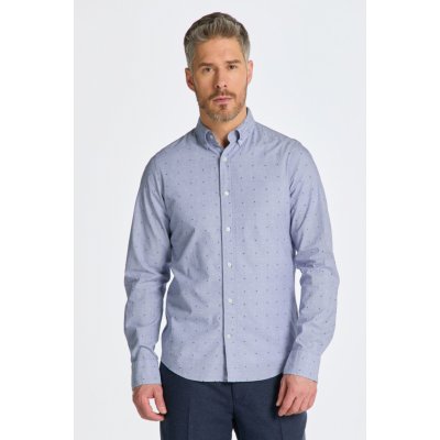 Gant košile slim fil a fil coupe shirt modrá – Zboží Mobilmania
