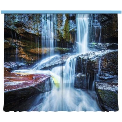 Fotozáclona AGdesign průhledná, přírodní vzor 280 x 245 cm – Hledejceny.cz