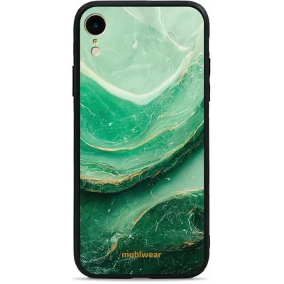 Pouzdro Mobiwear Glossy Apple iPhone XR - G023G - Zelený mramor – Zboží Mobilmania