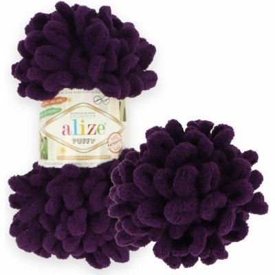 Alize Puffy 986 fialová – Zboží Dáma