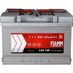 Fiamm Titanium PRO 12V 74Ah 680A L3X 74P