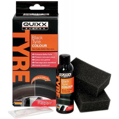 Quixx Černá barva na pneumatiky 75 ml – Zboží Mobilmania