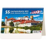 stolní 55 turistických NEJ Čech, Moravy a Slezska 22,6cm x 13,9cm, S24-27 2027 – Zboží Dáma
