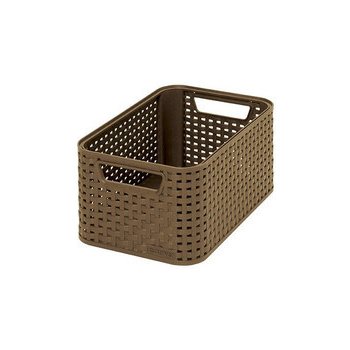 CURVER Úložný box "RATTAN STYLE2" - S - dark mocha