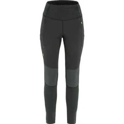 Fjallraven Abisko Värm Trekking Tights W BLACK-IRON GREY – Zboží Mobilmania
