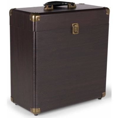 Audizio RC32 Vinyl record case dark wood – Zboží Živě