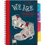 Argus Spirálový sešit blok s pořadačem We Are Fearless A5 – Zboží Dáma