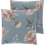 LIVARNO Renforcé 50 x 60 cm 2 ks květiny/modrá – Sleviste.cz
