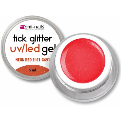 Nail Expert Barevný UV gel NEON RED 5 ml