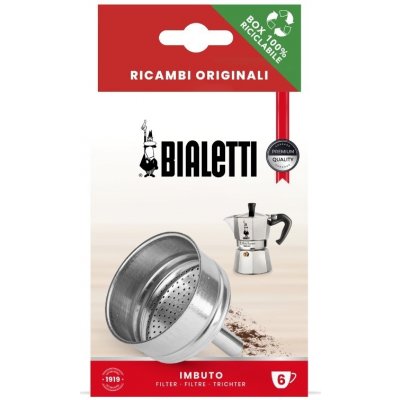 Bialetti Moka 6 hliník trychtýř 0800105 – Zbozi.Blesk.cz