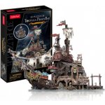 CUBICFUN 3D puzzle Pirátský přístav Tortuga 218 ks – Zboží Mobilmania