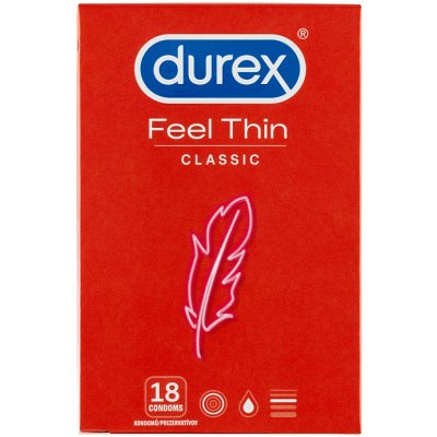 Durex Feel Thin Classic 18 ks – Zboží Dáma