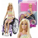 Panenky Barbie Barbie Modelka na invalidním vozíku v kostkovaném overalu