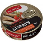 Sokra Smažené šproty v rajčatové omáčce s chilli 160 g – Hledejceny.cz