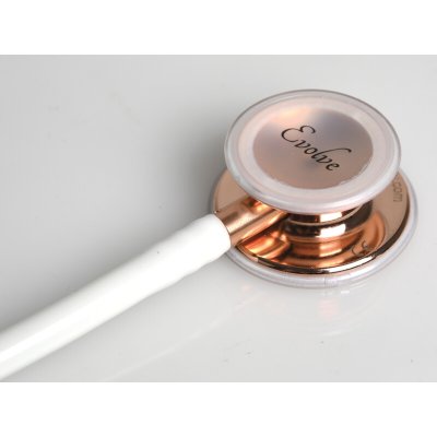 GIMA Evolve dual fonendoskop Y růžová - bílá – Sleviste.cz