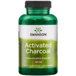 Swanson Activated Charcoal 260 mg 120 kapslí – Hledejceny.cz