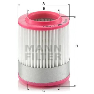 MANN FILTER Vzduchový filtr C 1652/1 – Hledejceny.cz