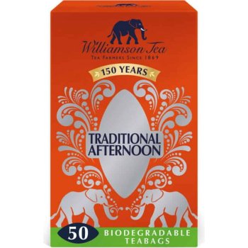 Williamson Tea černý čaj traditional afternoon 50 sáčků 125 g