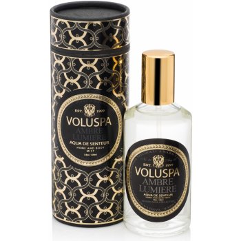 Voluspa Vonný bytový sprej Aqua de Senteur Ambre Lumiere 108 ml