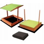 SunWood Pískoviště dřevěné 180 kg – Zboží Dáma