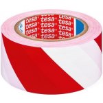 Tesa 60760 Výstražná páska 33 m x 50 mm červeno-bílá – Zboží Dáma