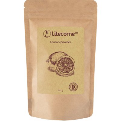 Litecome Citronový prášek natural 100 g – Zboží Dáma