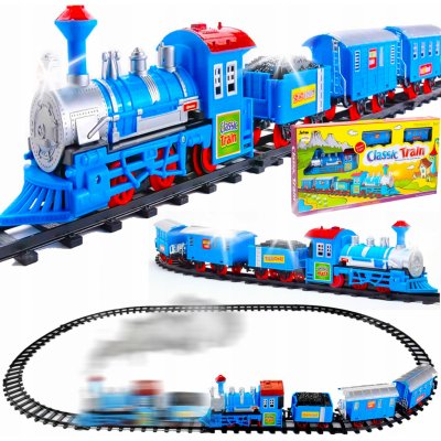 Majlo Toys Dětský vláček se světly a zvuky Classic Train – Zbozi.Blesk.cz