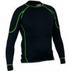Pánské sportovní tričko Reward funkční tričko dlouhý rukáv černo zelené