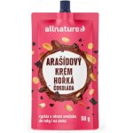 Allnature Arašídový krém s hořkou čokoládou 50 g – Zboží Dáma