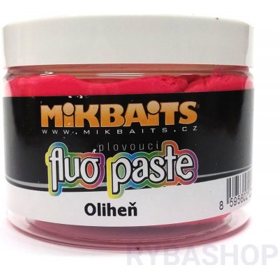 Mikbaits Fluo paste plovoucí těsto 100g Oliheň